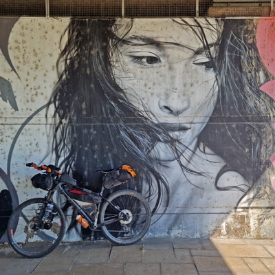 Graffiti Bild Frau