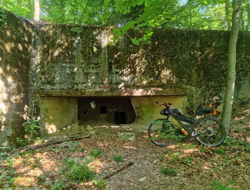 Ehemaliger Bunker des Westwalls auf der Spicherer Höhe